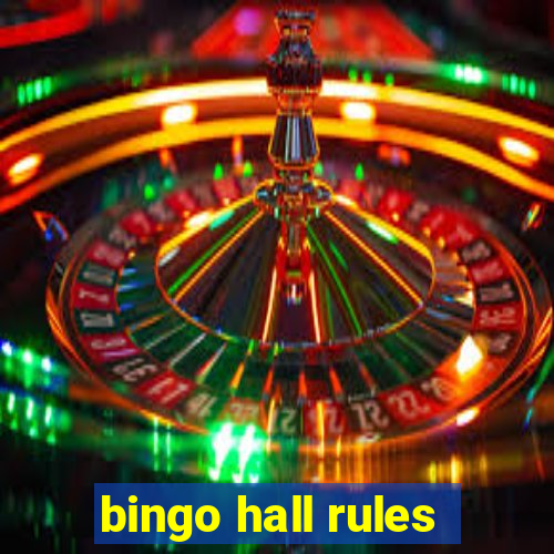 bingo hall rules