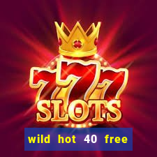 wild hot 40 free spins slot