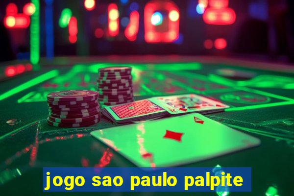 jogo sao paulo palpite