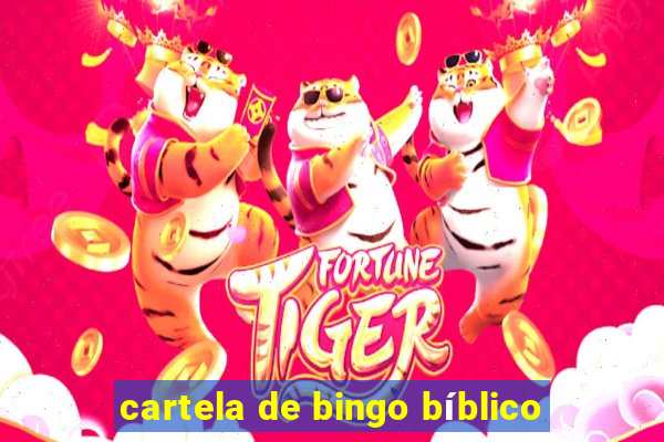 cartela de bingo bíblico