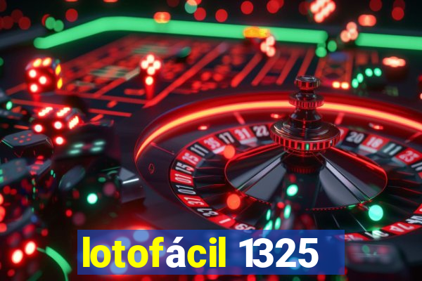 lotofácil 1325