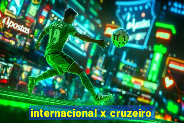 internacional x cruzeiro