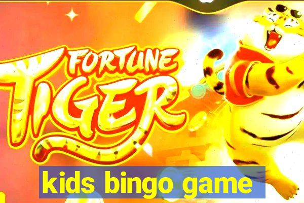 kids bingo game