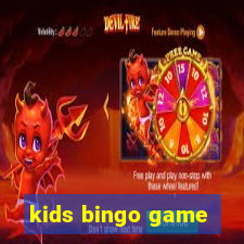 kids bingo game