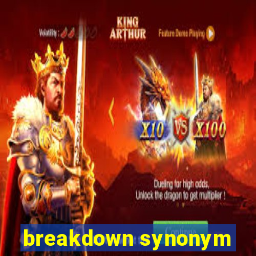 breakdown synonym