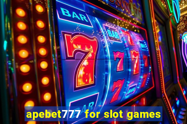 apebet777 for slot games