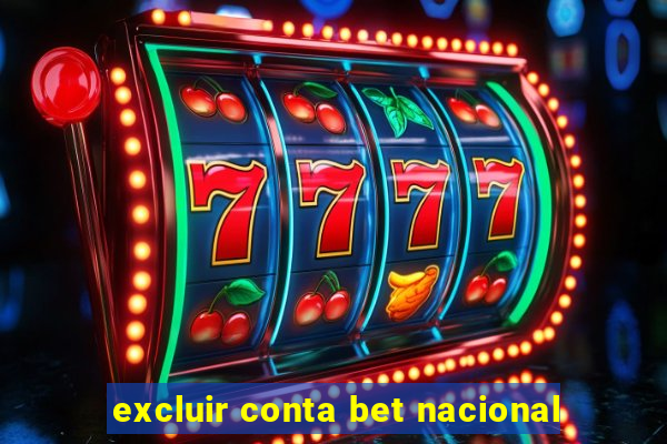 excluir conta bet nacional