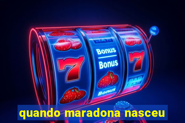 quando maradona nasceu