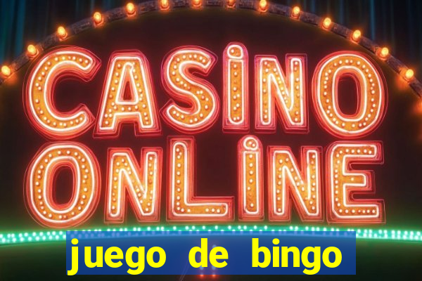 juego de bingo para ganar dinero