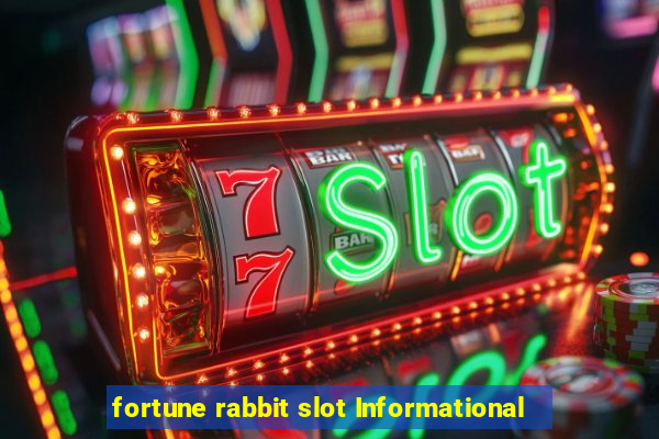 fortune rabbit slot Informational