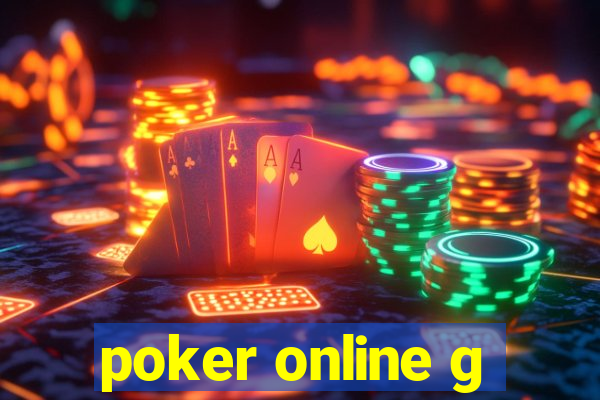 poker online g