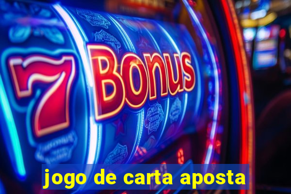 jogo de carta aposta