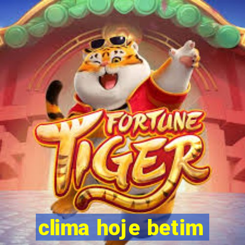 clima hoje betim