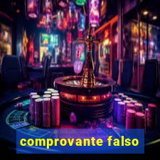 comprovante falso