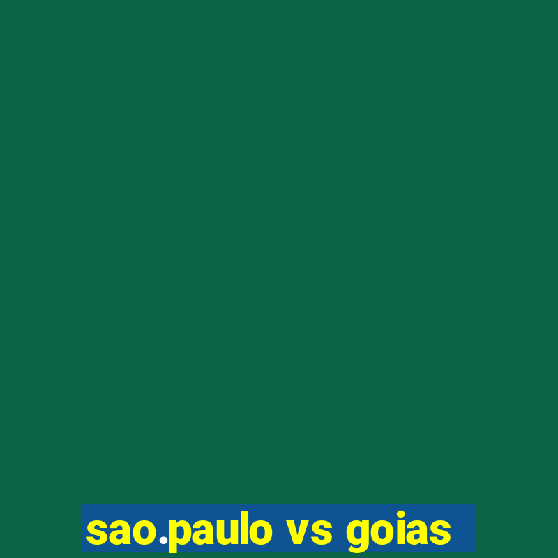 sao.paulo vs goias