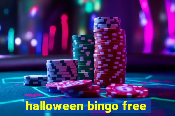 halloween bingo free