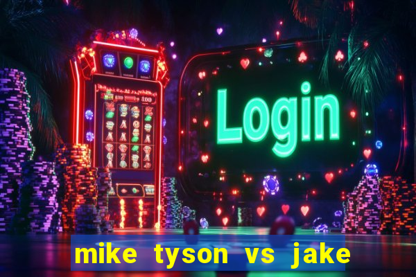 mike tyson vs jake paul bet365