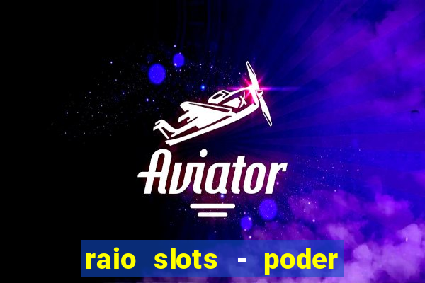 raio slots - poder de zéus