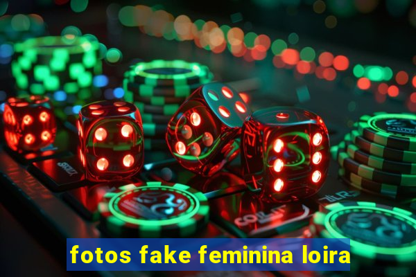 fotos fake feminina loira