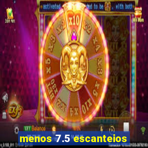 menos 7.5 escanteios