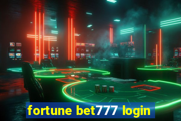 fortune bet777 login