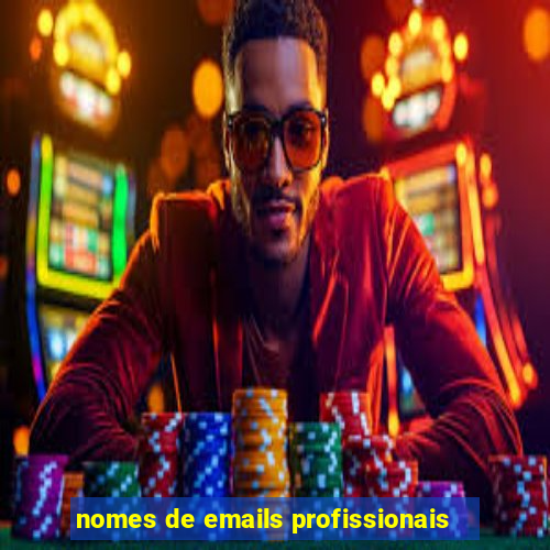 nomes de emails profissionais