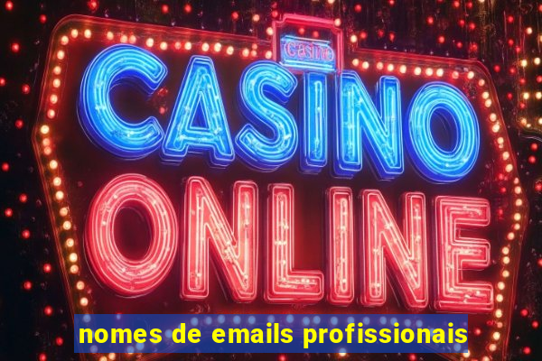 nomes de emails profissionais