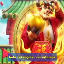 bolo retangular corinthians