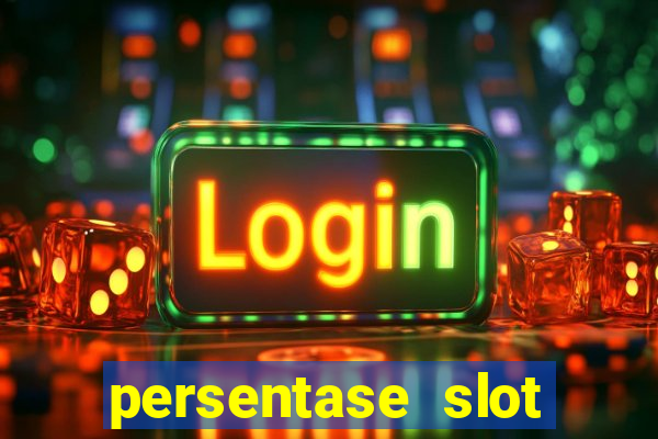 persentase slot hari ini