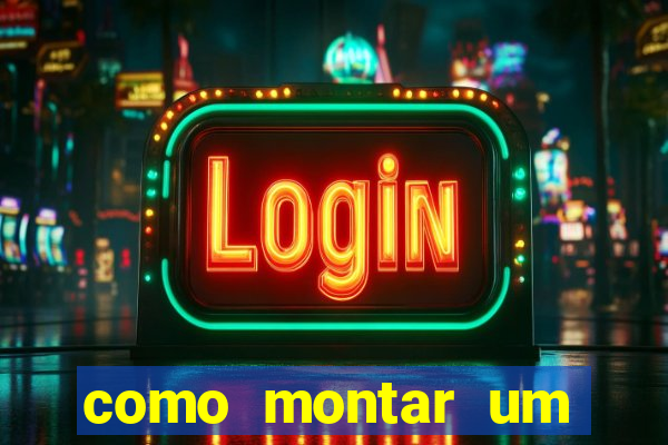 como montar um site de apostas