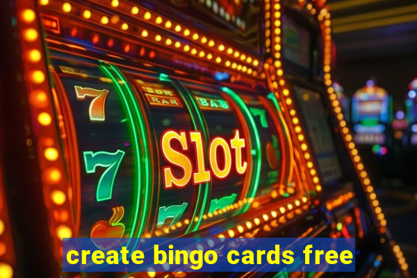 create bingo cards free