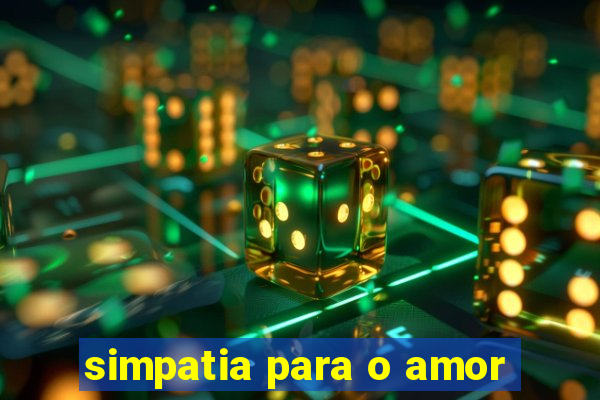 simpatia para o amor