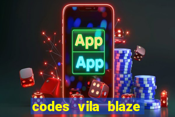 codes vila blaze shindo life