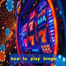 how to play bingo with playing cards