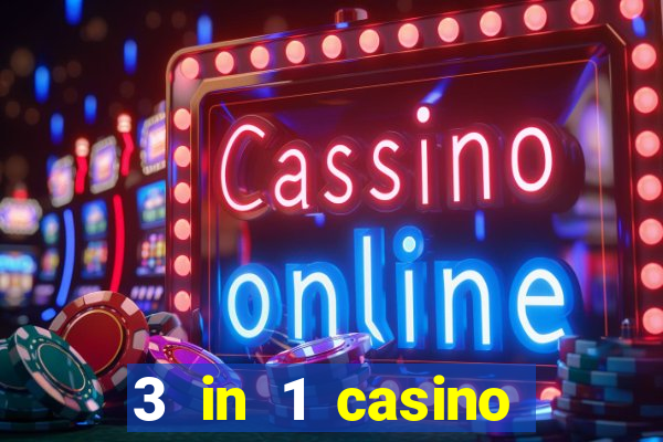 3 in 1 casino game table