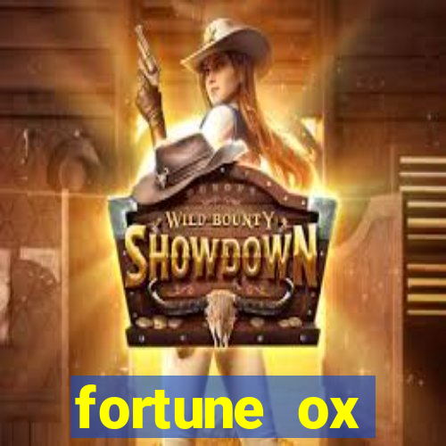 fortune ox horários pagantes