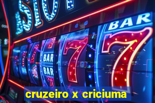 cruzeiro x criciuma