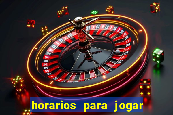 horarios para jogar fortune ox