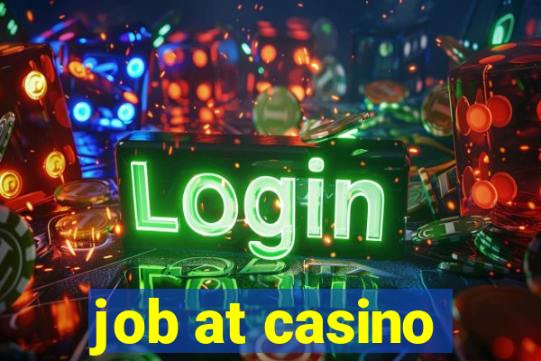 job at casino