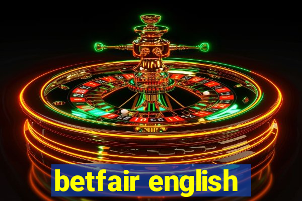 betfair english