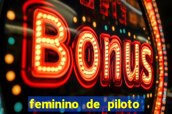 feminino de piloto de fuga