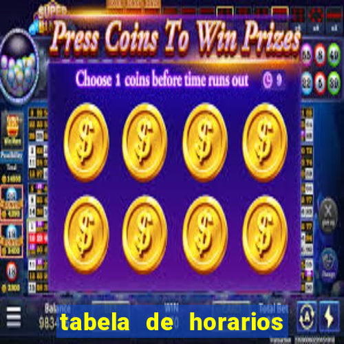 tabela de horarios fortune tiger