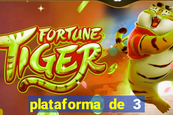 plataforma de 3 reais jogo