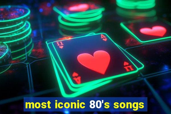 most iconic 80's songs