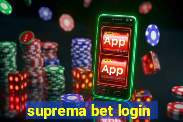 suprema bet login