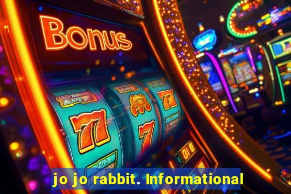 jo jo rabbit. Informational