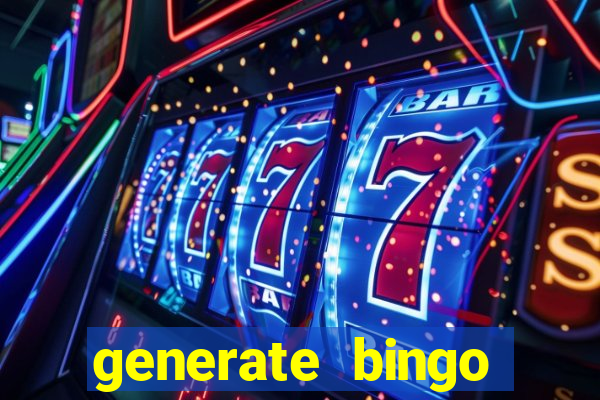 generate bingo cards with pictures