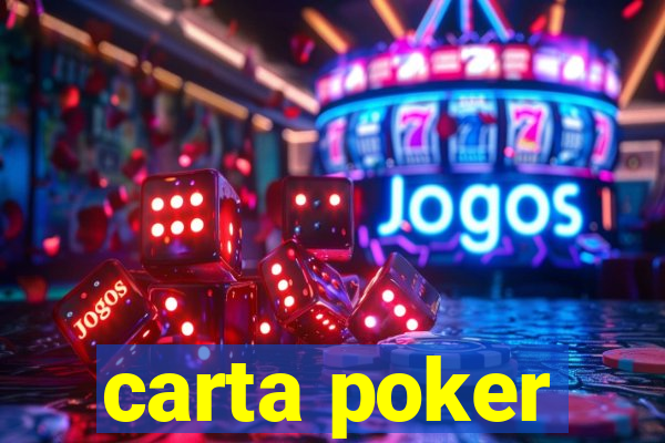 carta poker