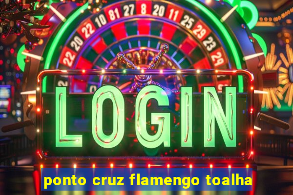 ponto cruz flamengo toalha