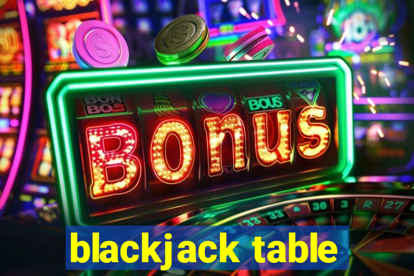 blackjack table